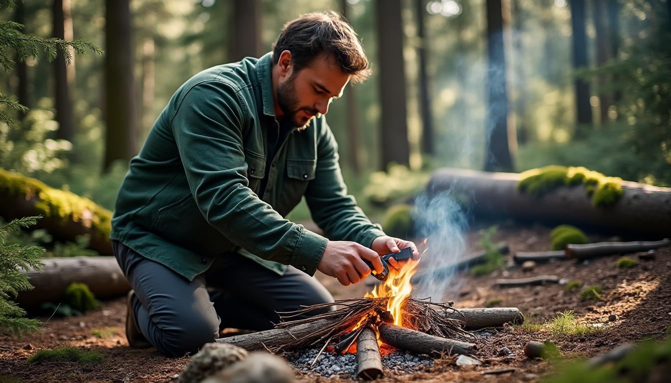 découvrez des techniques efficaces et faciles pour allumer un feu rapidement, parfaites pour le camping, la survie et toutes vos aventures en plein air.