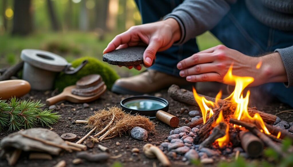 découvrez des techniques efficaces pour allumer un feu rapidement et en toute sécurité, idéales pour le camping, la survie en pleine nature ou vos soirées en extérieur.